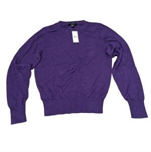 NWT Girls Ann Taylor Purple Sweater Shirt